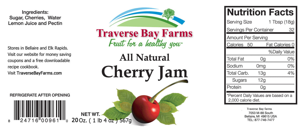 Cherry Jam - 20 oz.