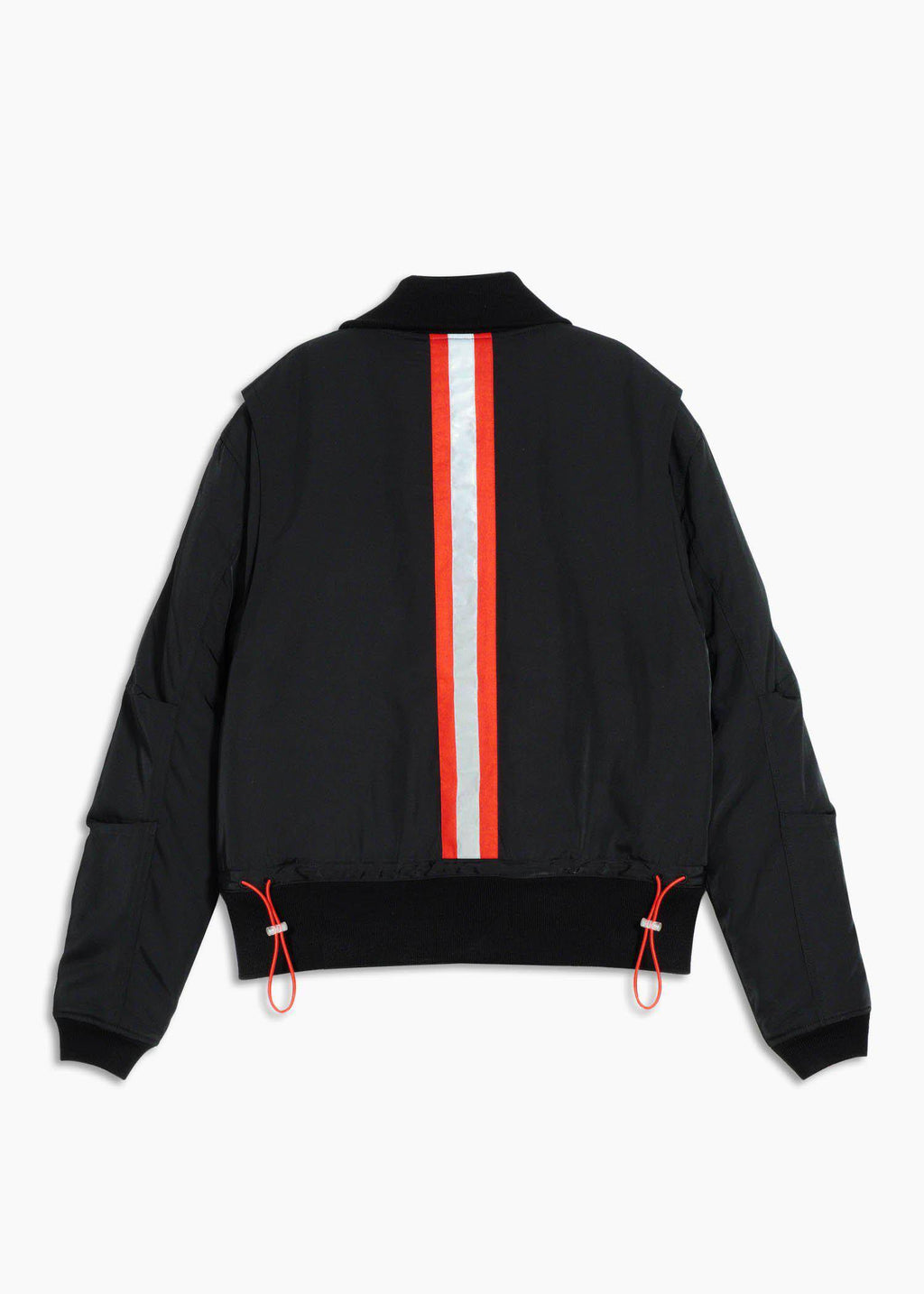 Men's Mock Collar Bomber Jacket in Black - Konus Brand