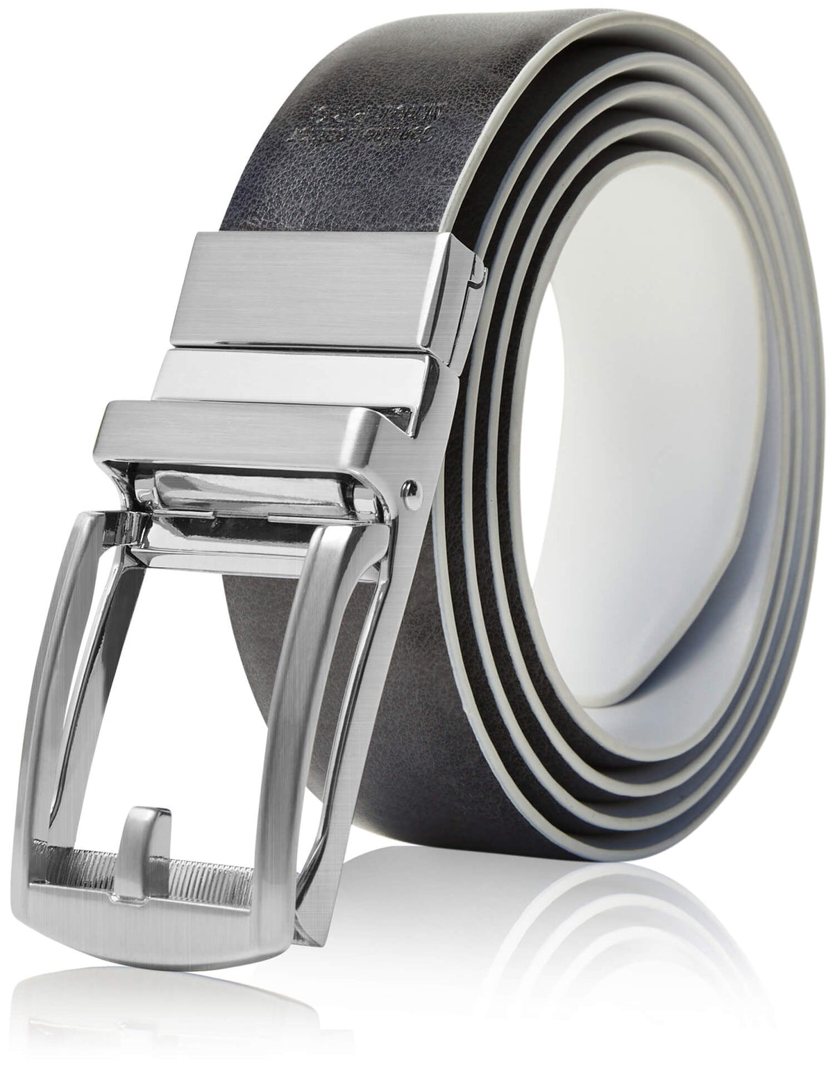 Leather Reversible 3-in-1 Belt – Two Colors, One Buckle