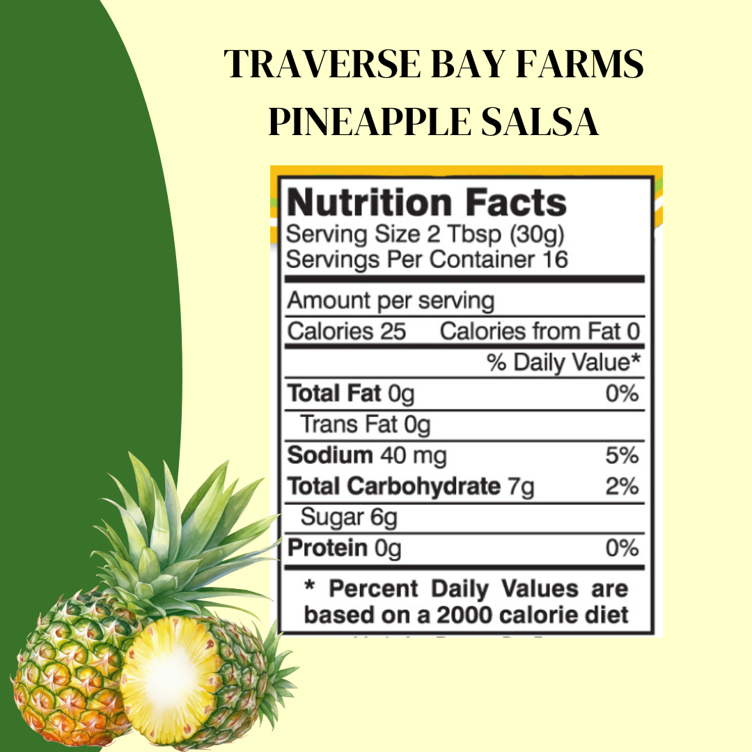 Pineapple Salsa - Medium, 16 oz