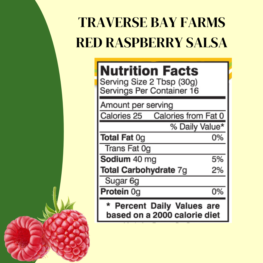 Red Raspberry Salsa - Medium, 16 oz