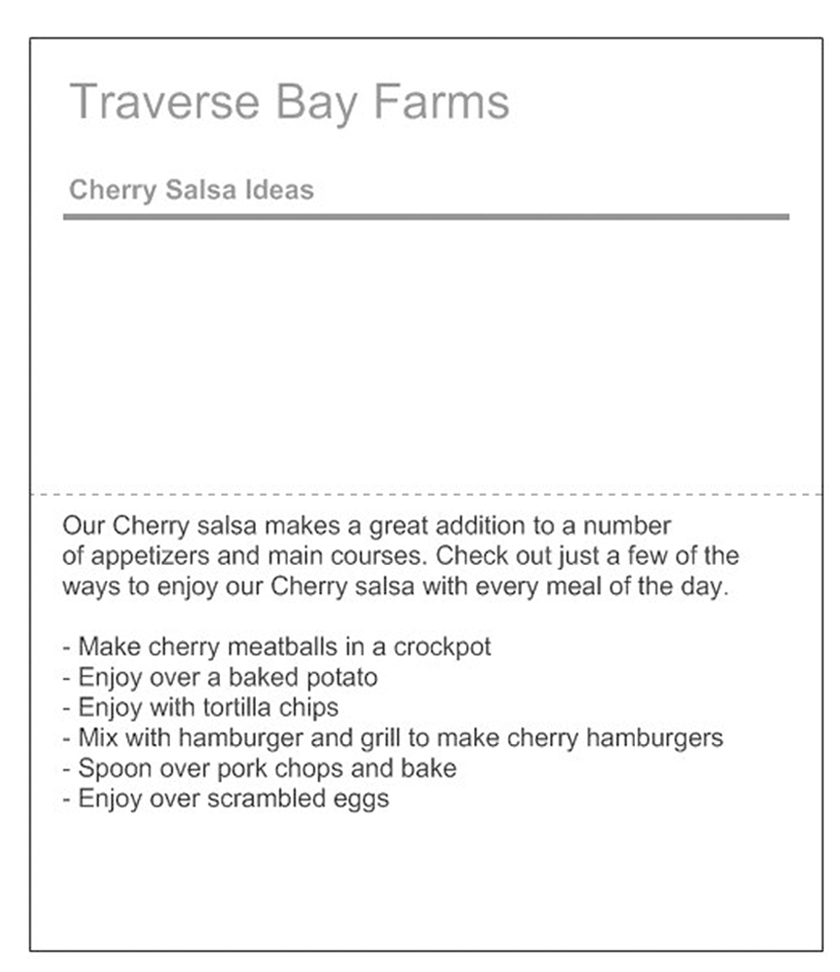 Cherry Salsa  - Zesty (spicy but not too hot!), 16 oz