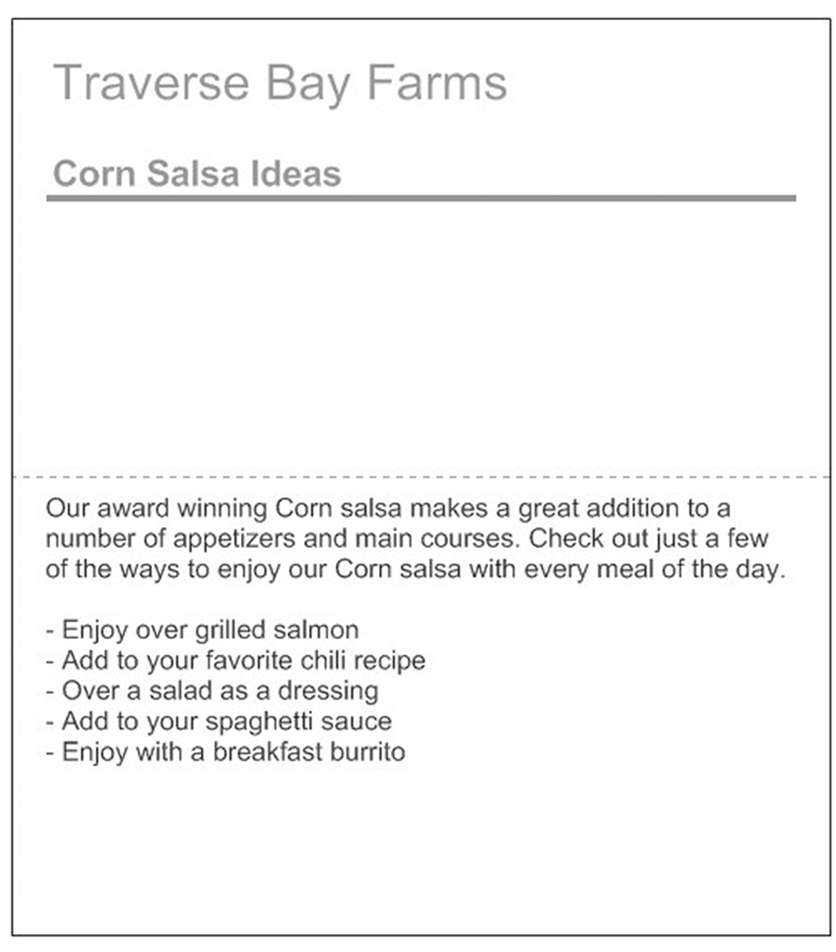 Corn Salsa - Medium, 16 oz