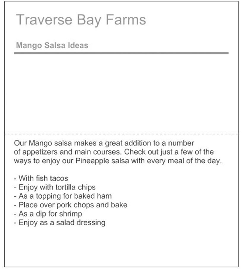 Mango Salsa - Medium, 16 oz