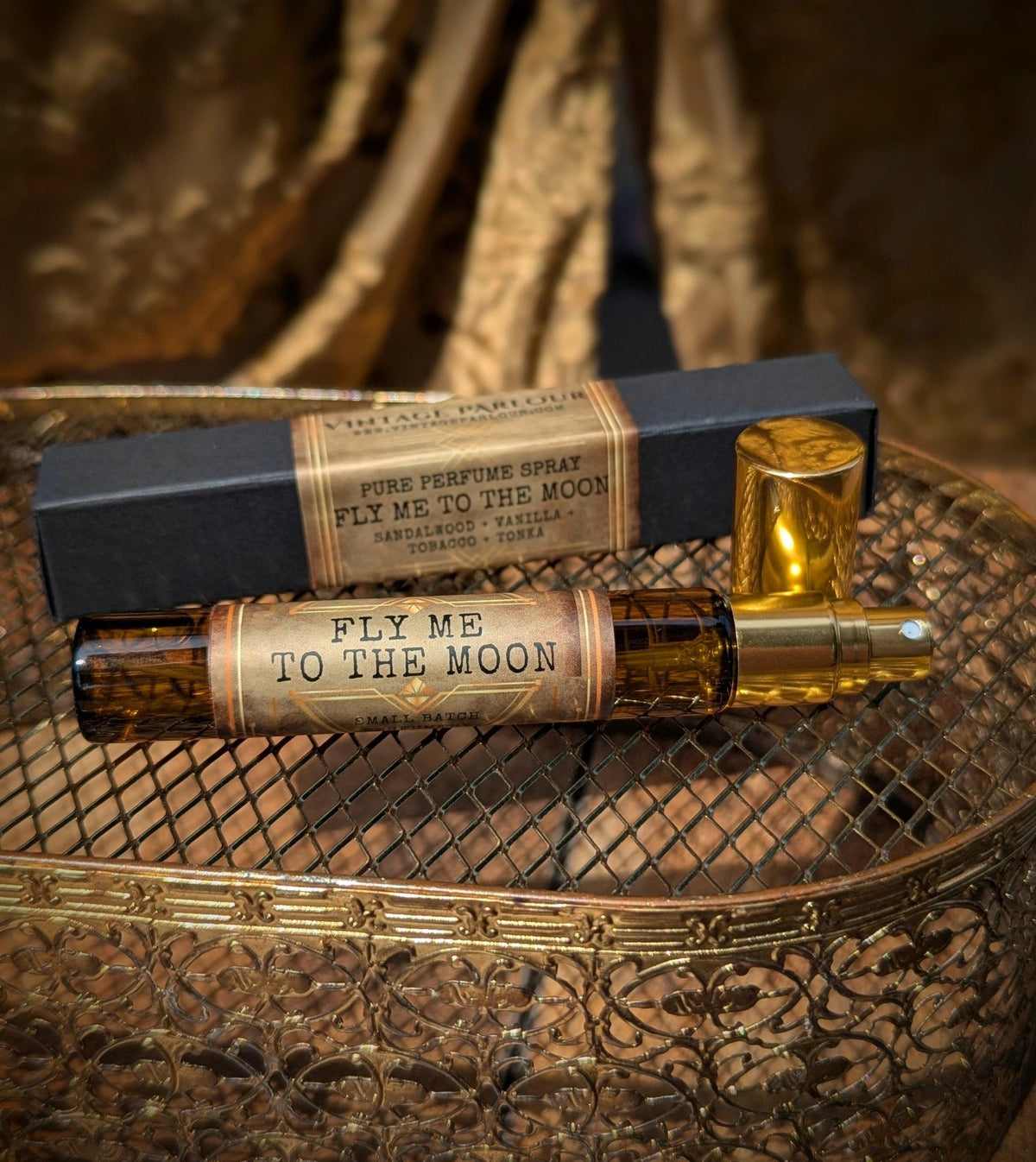 Old Hollywood Perfume Spray – Vintage Inspired Fragrance Gift for Her | 1920s–1940s Scent Collection